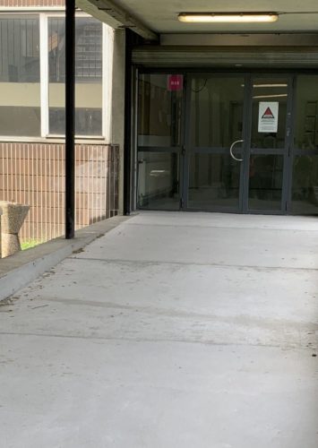 Mise en conformité – rampe béton – Université Villeneuve-d’Ascq